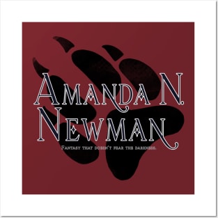 Amanda N. Newman Paw Print Logo Posters and Art